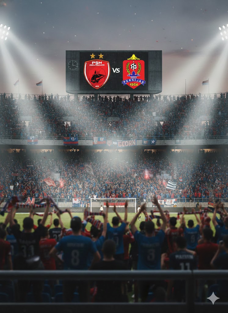 Ilustrasi Persijap vs PSM Makassar