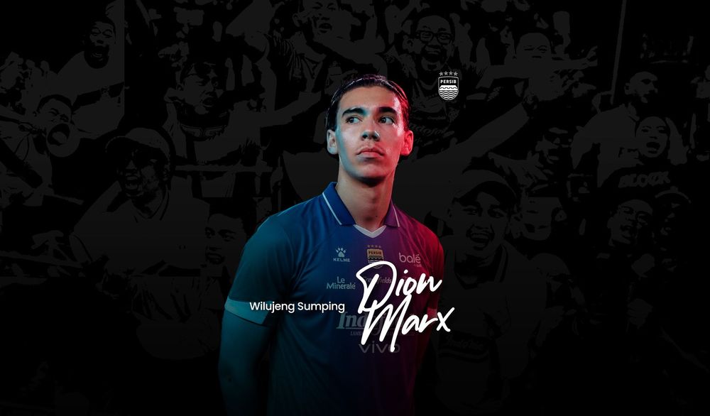 Wilujeng Sumping Dion Markx. Persib resmi mendatangkan bek tengah Timnas U-23 Dion Markx untuk memenuhi ketentuan pemain U-23 dan tandem baru Patricio Matricardi, Federico Barba, dan Frans Putros.