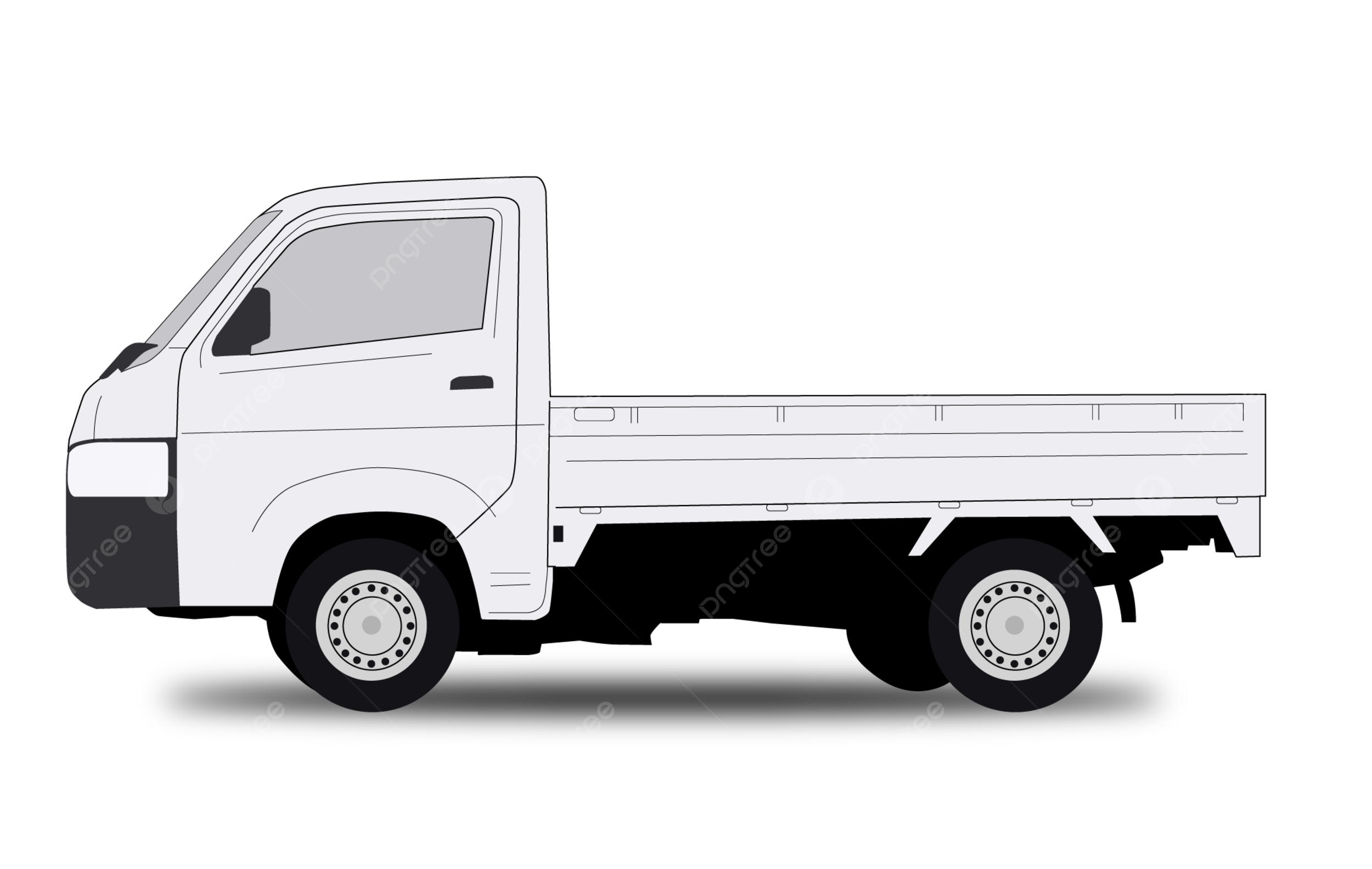 Ilustrasi mobil pikap yang dibawa kabur maling