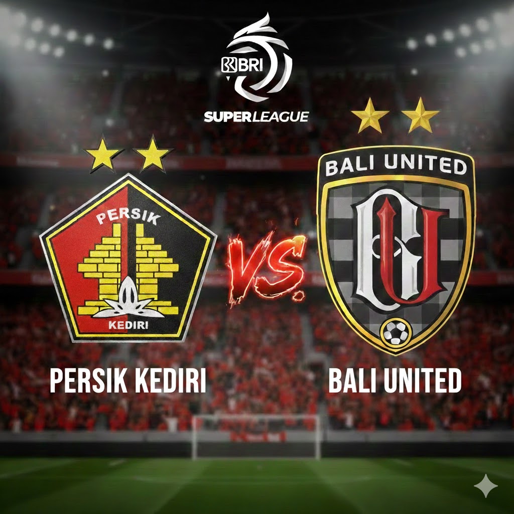 Jadwal Super League Persik Kediri vs Bali United, head to head, susunan pemain, dan prediksi skor