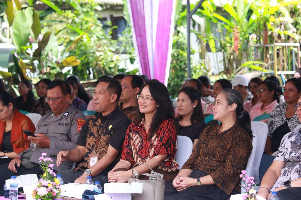 SEMARAK: Peringatan HUT ke-50 Puskesmas Tegalalang I berlangsung meriah di Puskesmas Tegalalang I, Minggu, 1 Februari 2026.