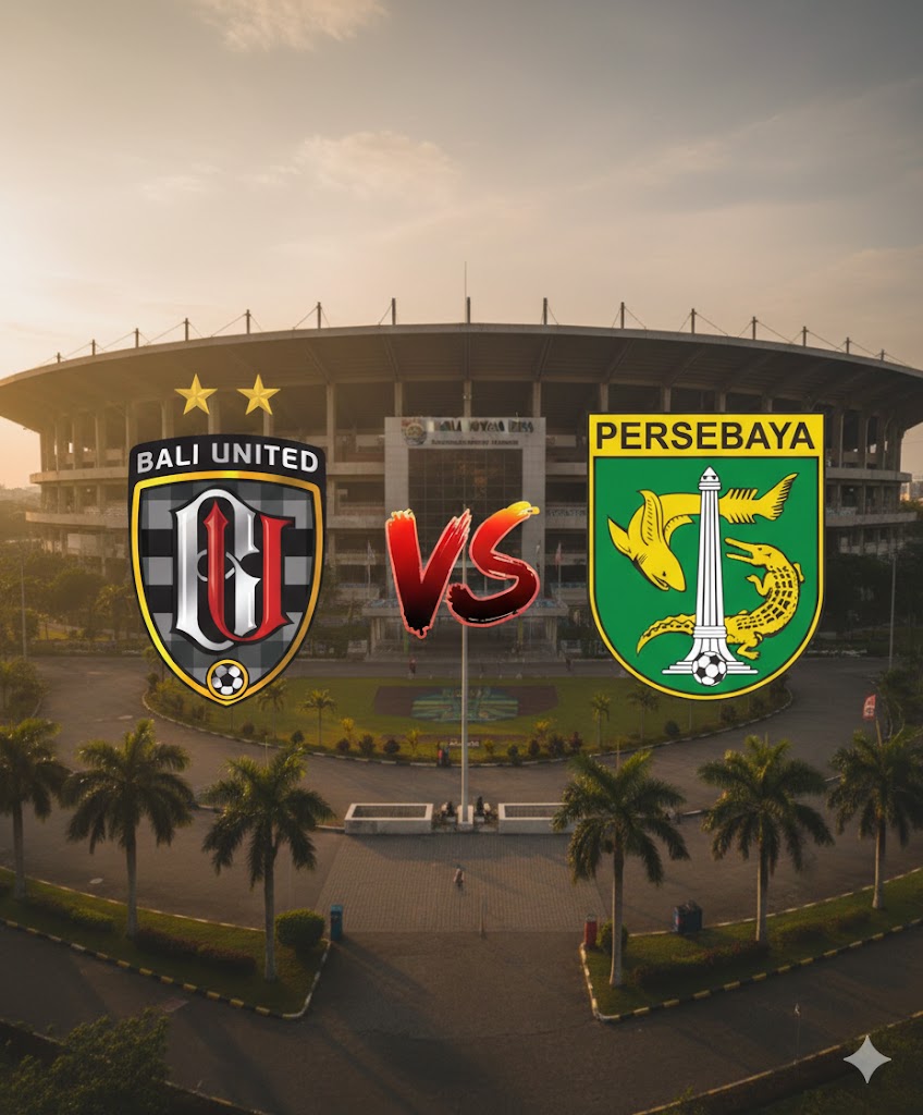 Bali United vs Persebaya Surabaya. Bernardo Tavares sedang meracik strategi karena Bruno Moreira dan Milos Raickovic absen saat bertandang ke Stadion Wayan Dipta.