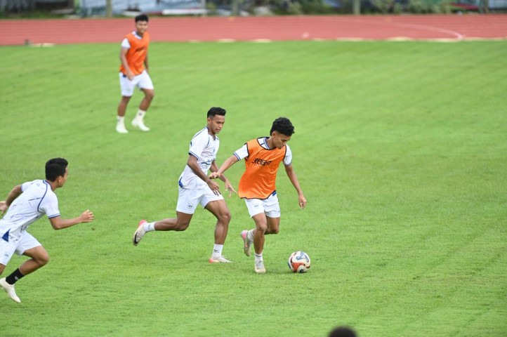 Pemain PSIS melakukan pemusatan latihan di Jogja menjelang lanjutan Pegadaian Championship melawan Persela dan Deltras Sidoarjo.
