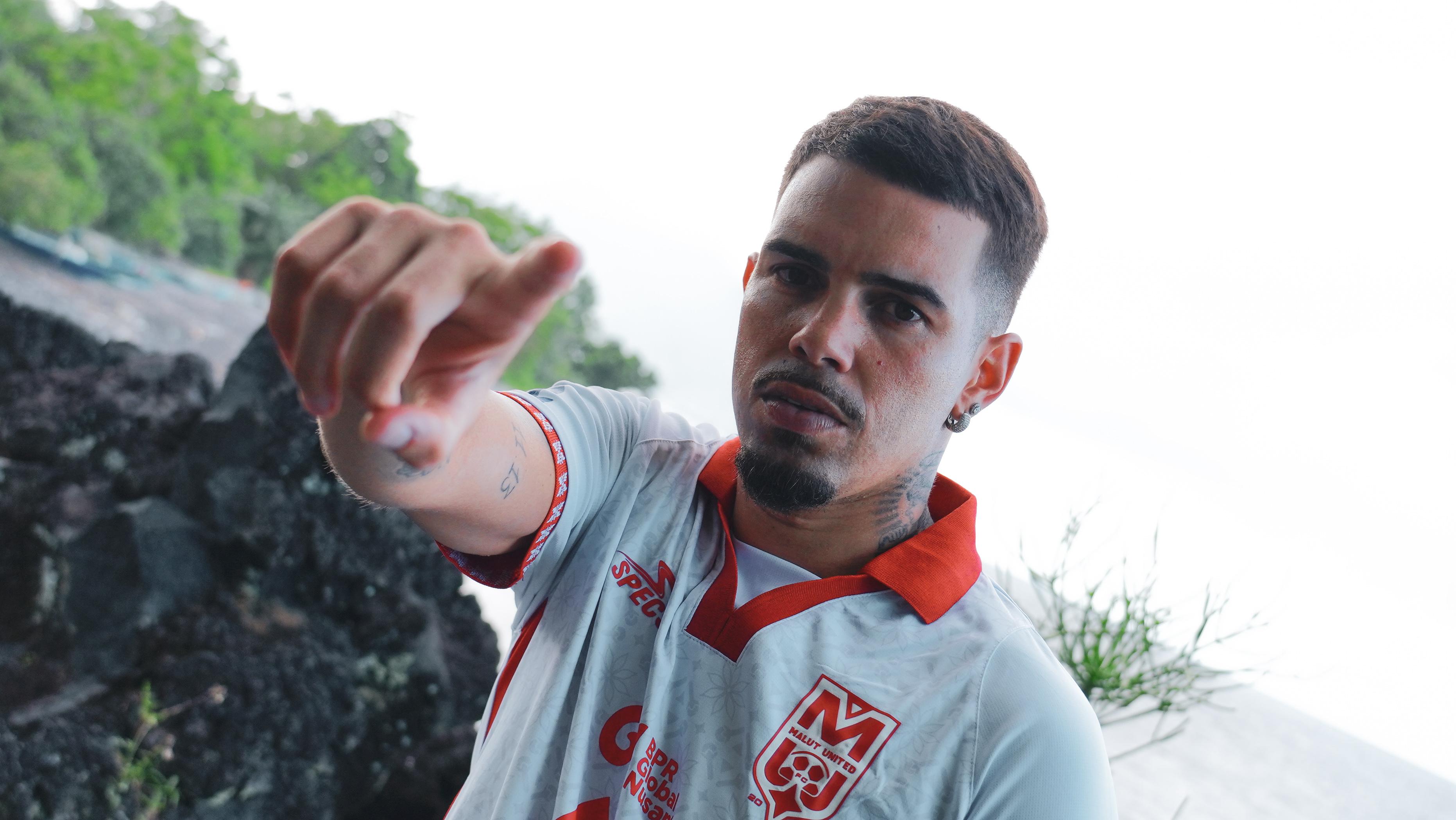 Gelandang serang Malut United Lucas Cardoso kembali diturunkan setelah menerima kartu kuning perdana saat melawan Bhayangkara FC.