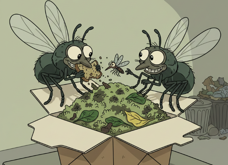 ilustrasi MB dengan menu makanan basi. (ilustrasi digital gemini/radar bali)
