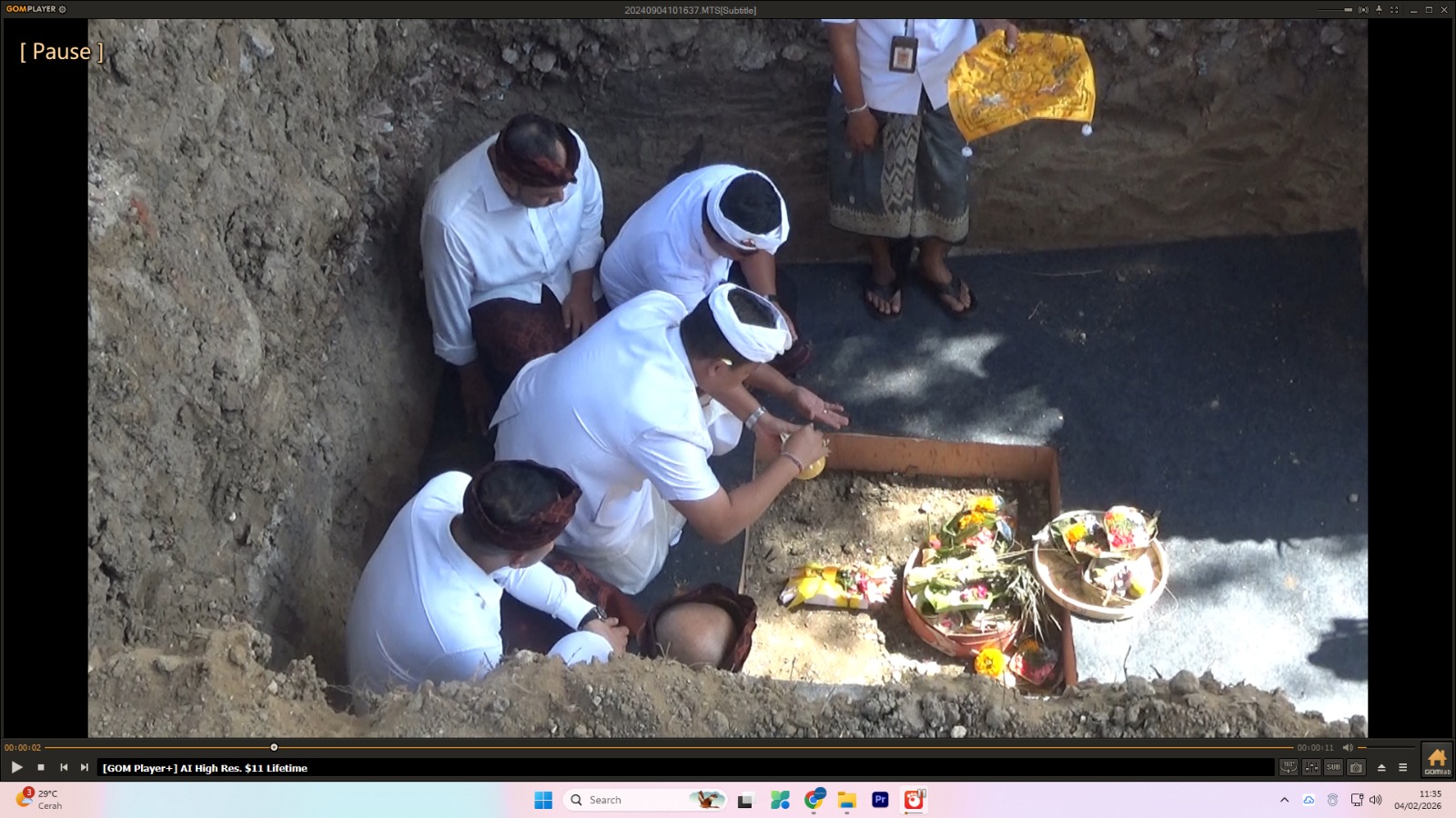 Upacara pengeruakan Bali Urban Subway pada September 2024 silam.