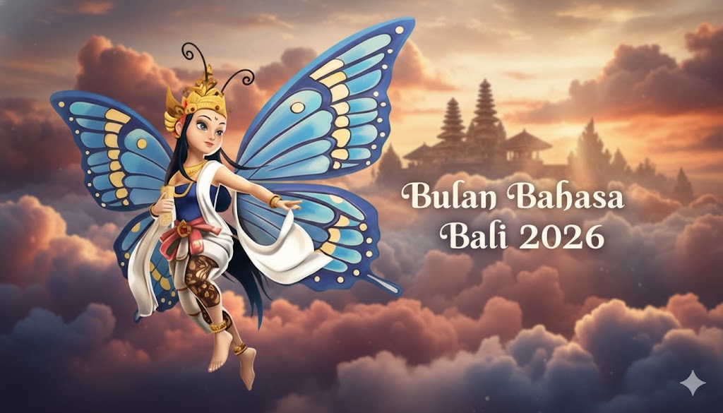 Ngiring rajegang basa, sastra, miwah aksara Bali ring Bulan Bahasa Bali VIII 2026. Atma Kerthi &ndash; Udiana Purnaning Jiwa. Ajeg Bali!