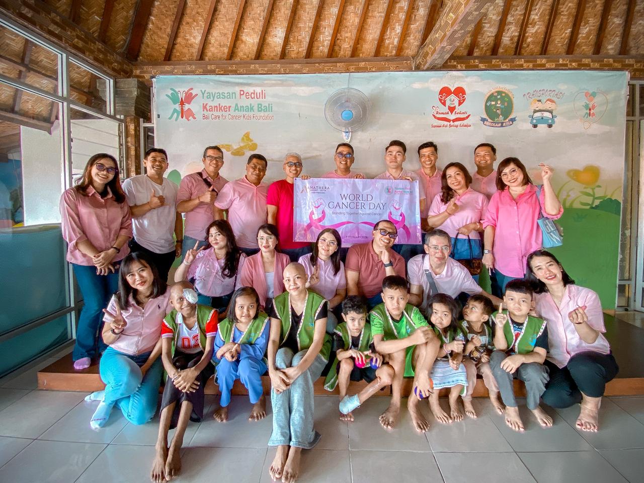 Anathera Resort Kuta bersama Yayasan Peduli Kanker Anak Bali (YPKAB), memperingati World Cancer Day pada 4 Februari 2026.