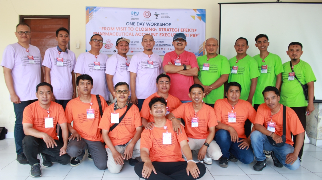 KOMPAK: Peserta One Day Workshop &ldquo;From Visit to Closing: Strategi Efektif Pharmaceutical Account Executive di PBF&rdquo;, Minggu (8/2/2026).