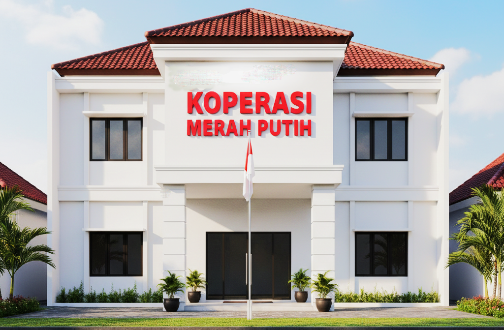 ilustrasi Koperasi Merah Putih. (gambar digital gemini-Radar Bali)
