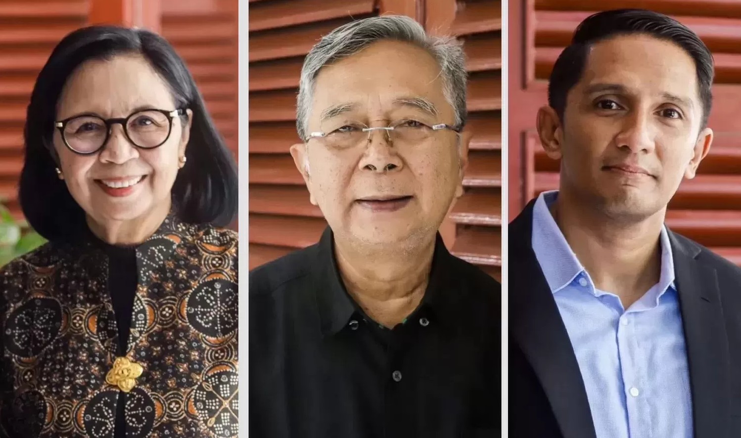 PAKAR HUKUM PERDATA: Tiga saksi ahli yang dihadirkan PT Jawa Pos, Prof. Rosa Agustina, Prof. Nindyo Pramono dan Ghansham Anand.