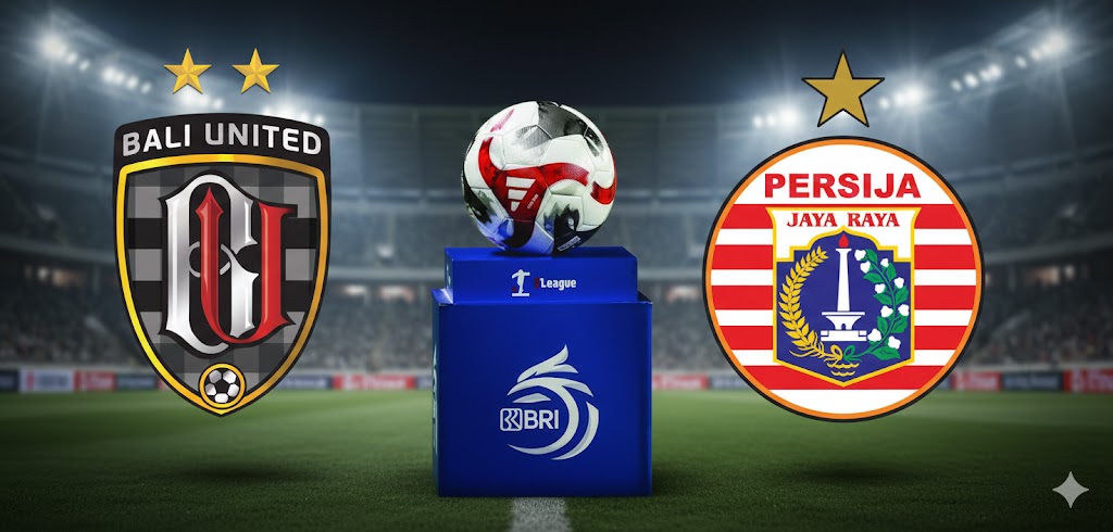 Prediksi Bali United vs Persija Jakarta di BRI Super League 2026. Simak rekor H2H, jadwal pekan 21, dan analisis skor di Stadion Dipta.