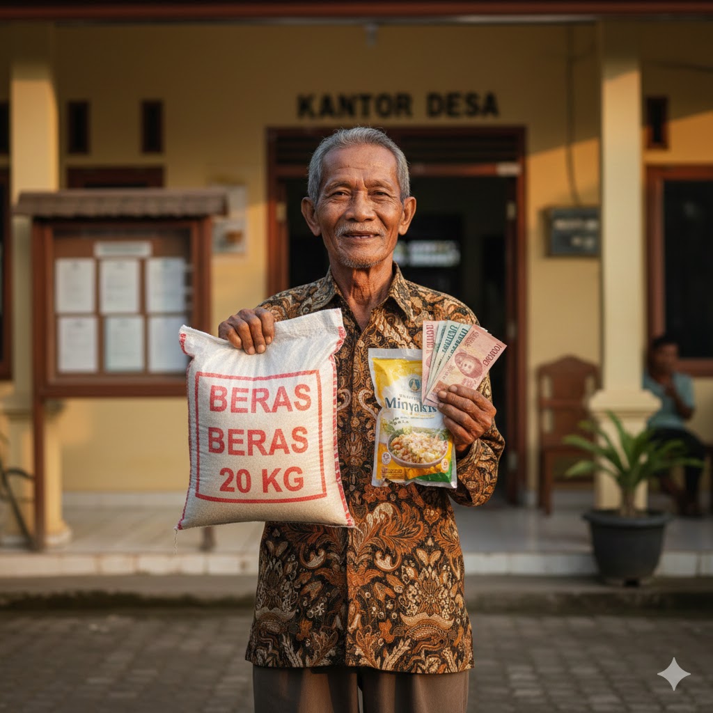 Pemerintah mencairkan Bansos Ramadan 2026 kepada keluarga terdata desil 1-4 DTSEN.