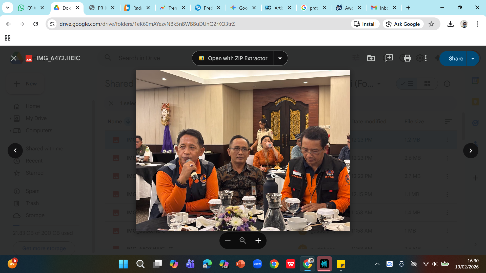 Rapat Koordinasi Rencana Kerja Tahunan 2026 BPBD Bali.