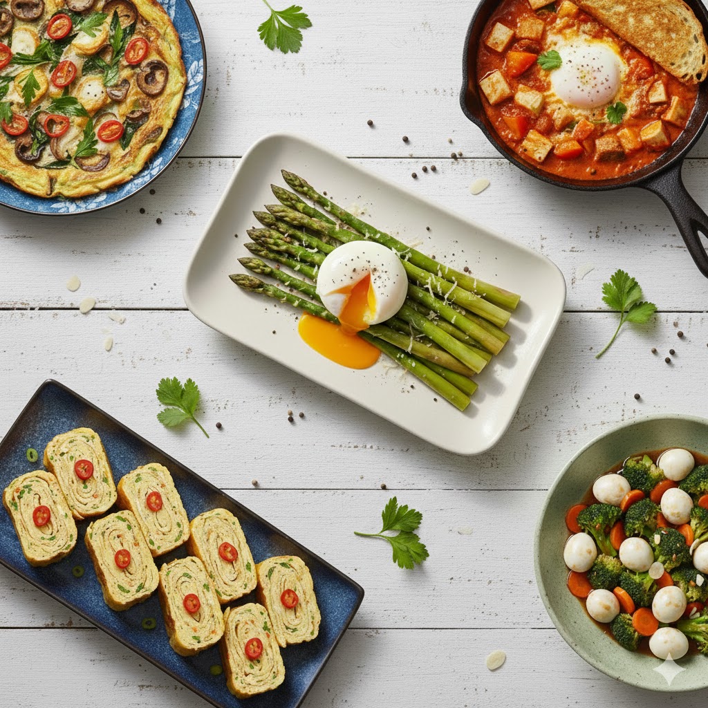 Buka puasa praktis dengan 5 resep telur dan sayuran. Menu cepat saji, hemat biaya, namun tetap elegan dan bergizi untuk keluarga di rumah.