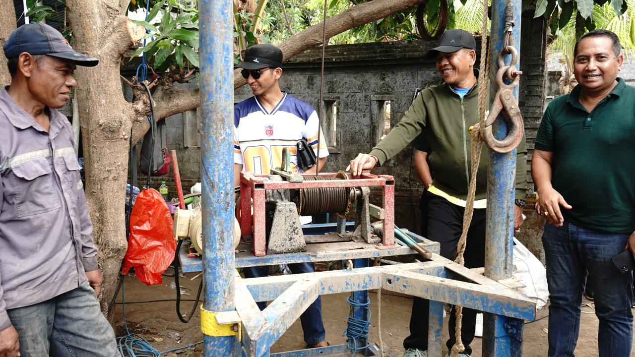Bersama Bank BPD Bali, Pemkab Karangasem juga merealisasikan bantuan pipanisasi air bersih.