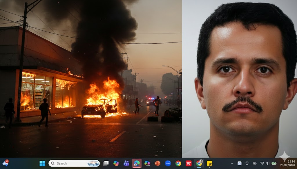Pembunuhan gembong kartel El Mencho menyebabkan blokade jalan, pembakaran bank dan supermarket, dan penutupan bandara di Meksiko.
