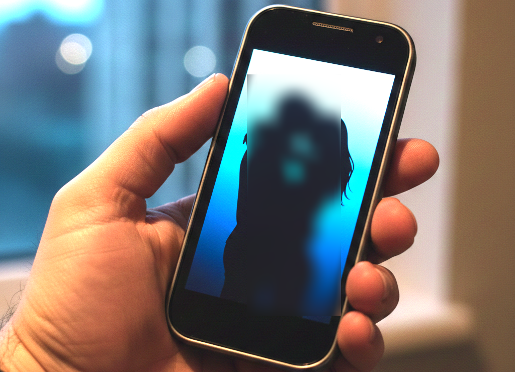 ilustrasi penyebaran video asusila. (gambar digital gemini/radar bali)
