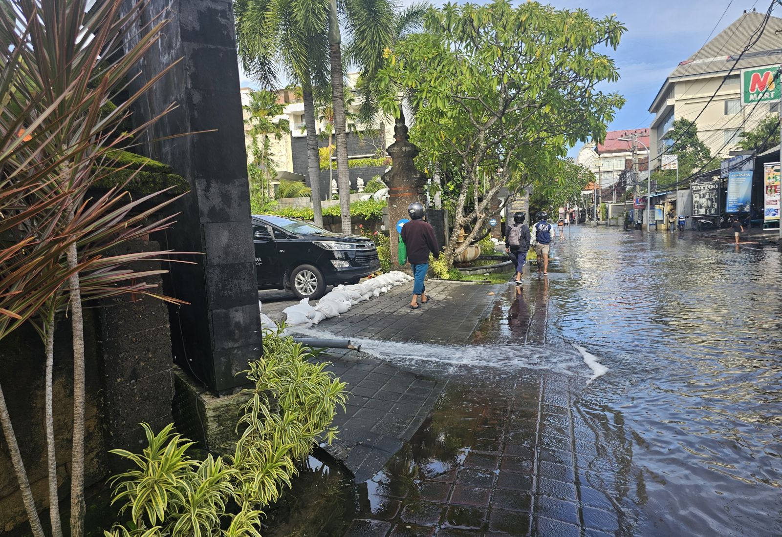 PERBURUK CITRA: Kondisi di Jalan Wana Segara, Kuta Kamis (26/2/2026)
