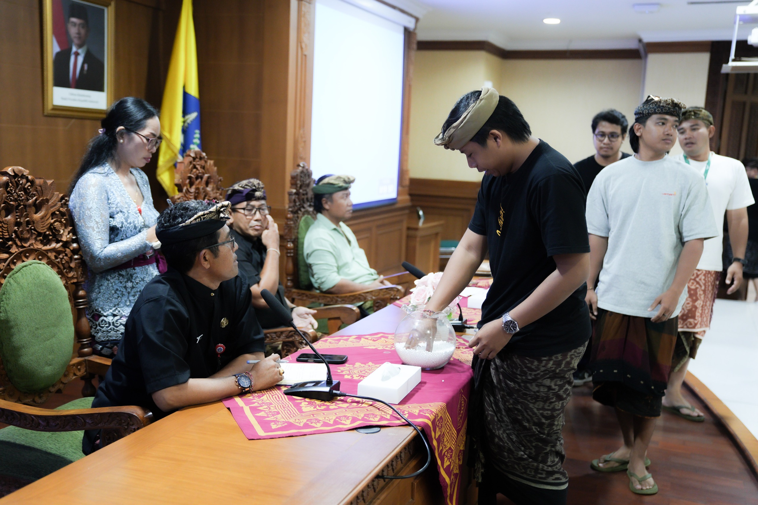 TM: Suasana Technical Meeting Badung Caka Fest di Ruang Kriya Gosana, Kamis (26/2/2026).