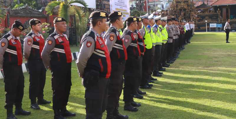SIAPKAN GELAR OPERASI : Polres Buleleng menggelar Ops Cipkon Agung 2026, dalam rangka menjaga situasi kondisi menjelang Hari Suci Nyepi dan Hari Raya Idulfitri.(Foto: Polres Buleleng untuk Radar Bali)