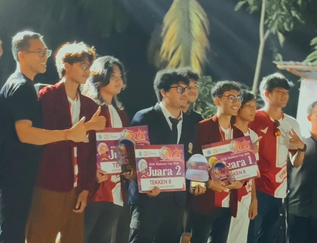 Para juara animasi viral "Ikan Mas Tur Dedari" dari Balinimation Fest 2026 di arena DTIK Fest