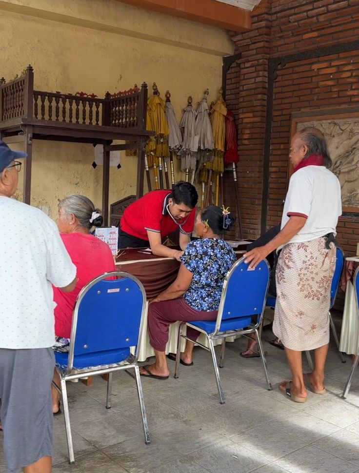 Pemeriksaan Kesehatan Gratis &amp; Donor Darah RS Ari Canti pada Sabtu, 14 Februari 2026 di Jaba Pura Catur Buana (Pasar Desa Mas).