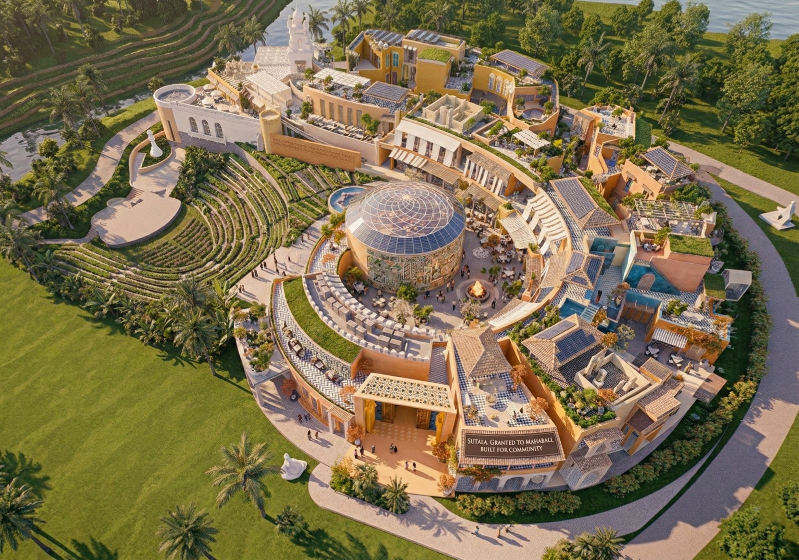Gambaran dari Sutala, destinasi berbasis gastronomi yang akan segera hadir di Nuanu Creative City