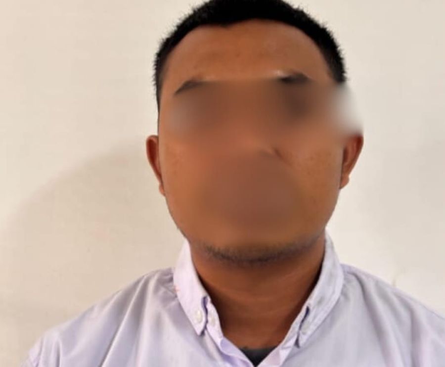 SEMBUNYI: IWAS, 32, yang nyaris dua tahun menjadi buron akhirnya terhenti