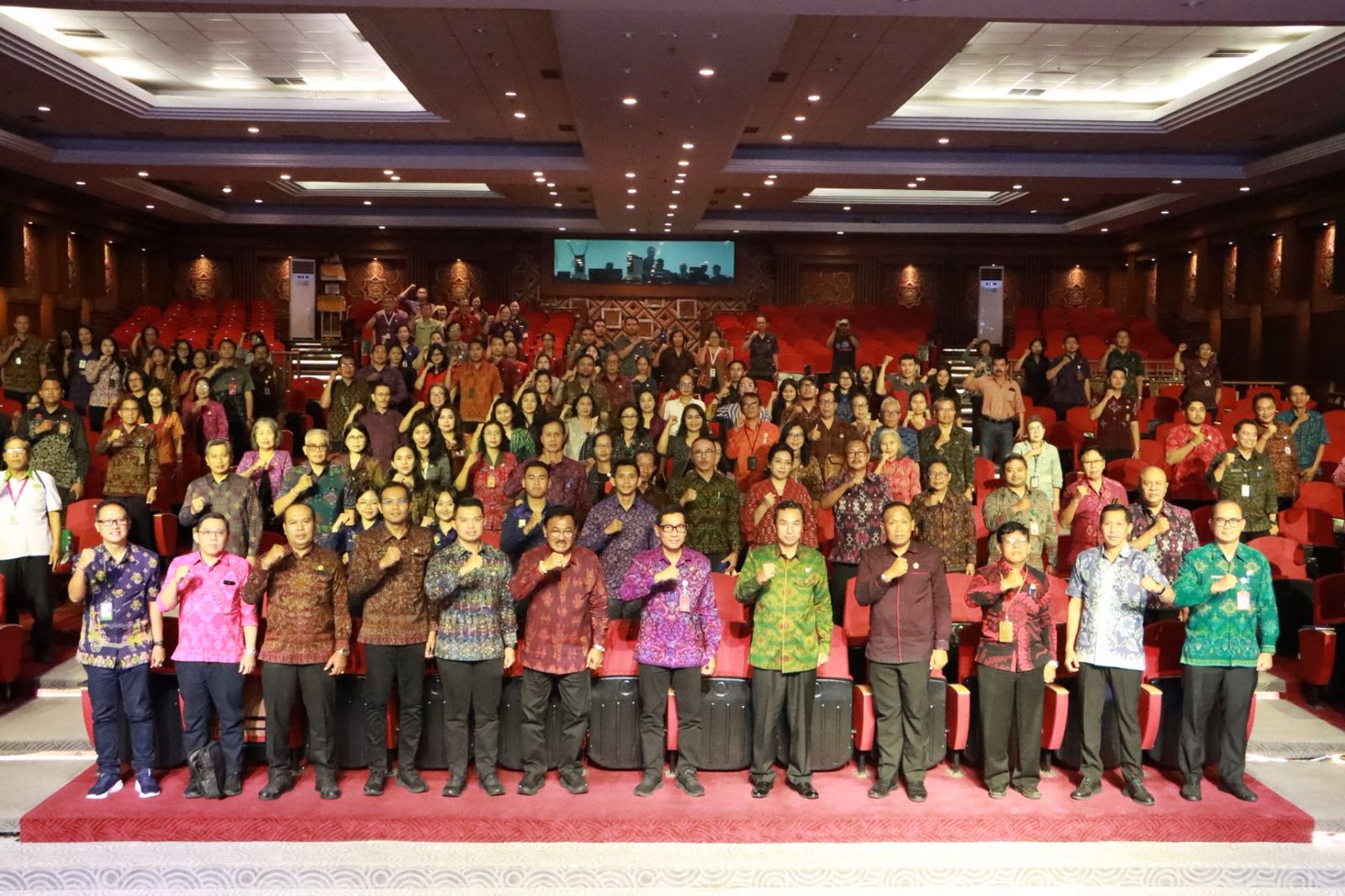 Sekda Kota Denpasar I Gusti Ngurah Eddy Mulya saat membuka Musrenbang RKPD Kota Denpasar Tahun 2027, di Ruang Taksu Gedung Dharma Negara Alaya, Jumat (6/3).  