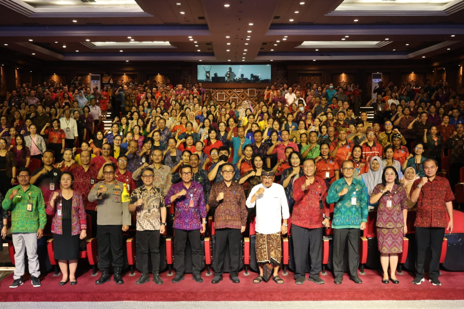 Wali Kota Denpasar I Gusti Ngurah Jaya Negara ldi Ruang Taksu Gedung Dharma Negara Alaya (DNA), Jumat (6/3).