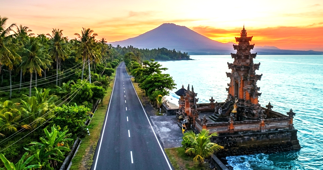 Ilustrasi suasana lengang, sepi di Bali saat hari raya Nyepi. (gambar digital gemini/radar bali)