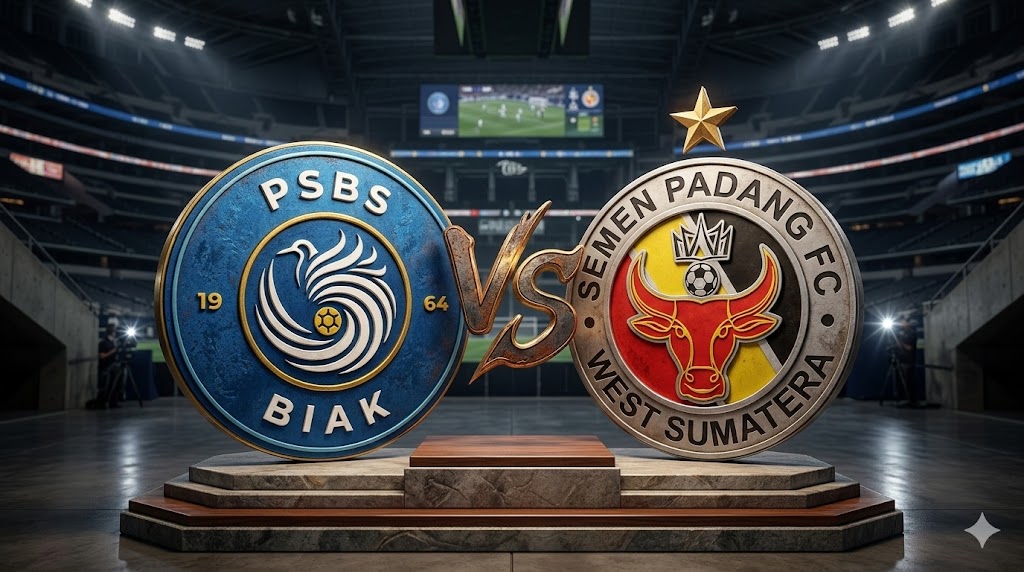 Jadwal pertandingan PSBS Biak vs Semen Padang di lanjutan BRI Super League 2025 2026.