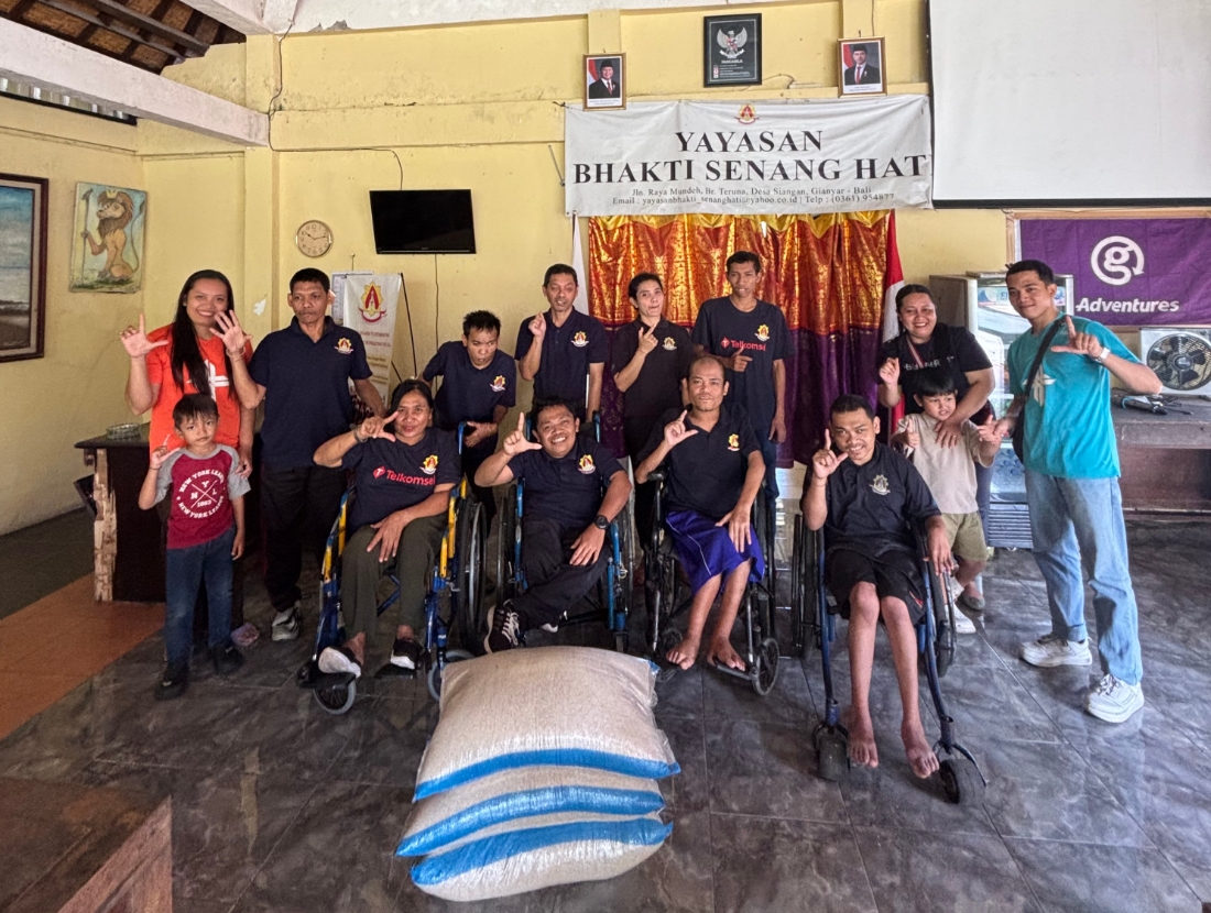 Program Lestari for Kids di Yayasan Bhakti Senang Hati, banjar Teruna, Desa Siangan, Gianyar.