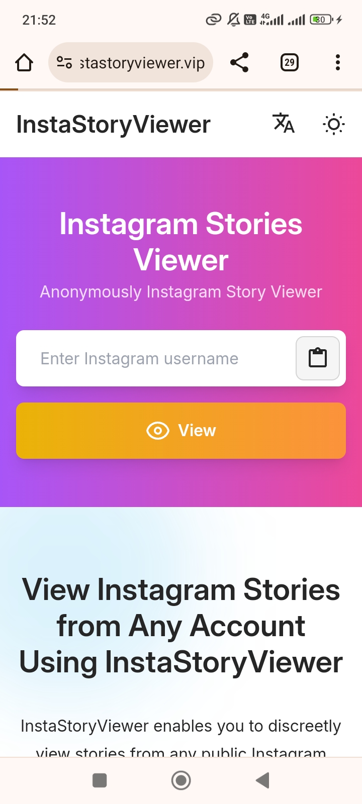 Instagram Stories Viewer