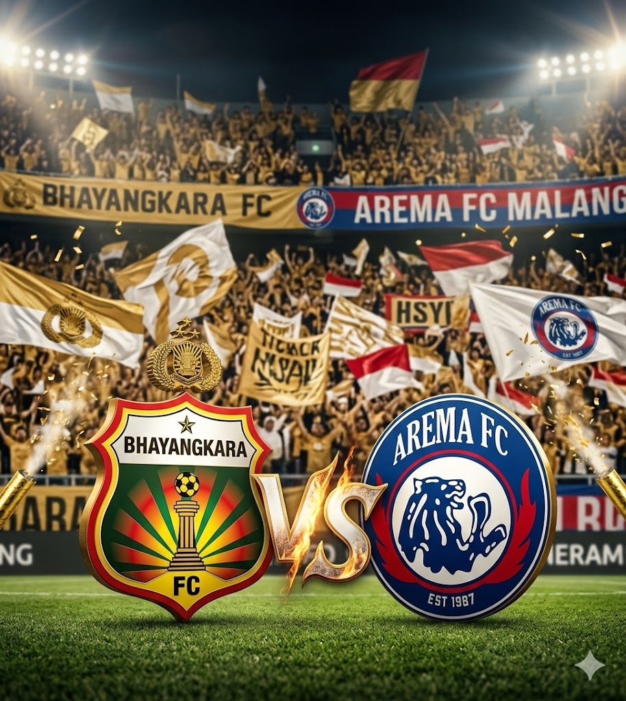 Bhayangkara FC menjamu Arema FC pada pekan ke-25 BRI Super League di Lampung malam ini.