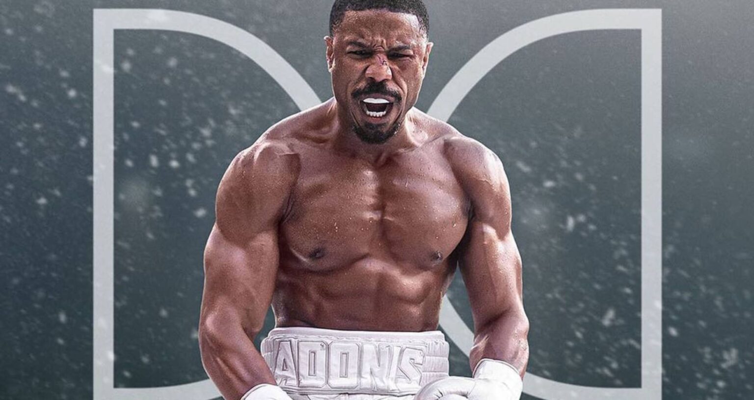 Michael B. Jordan saat berperan sebagai Adonis Creed. 