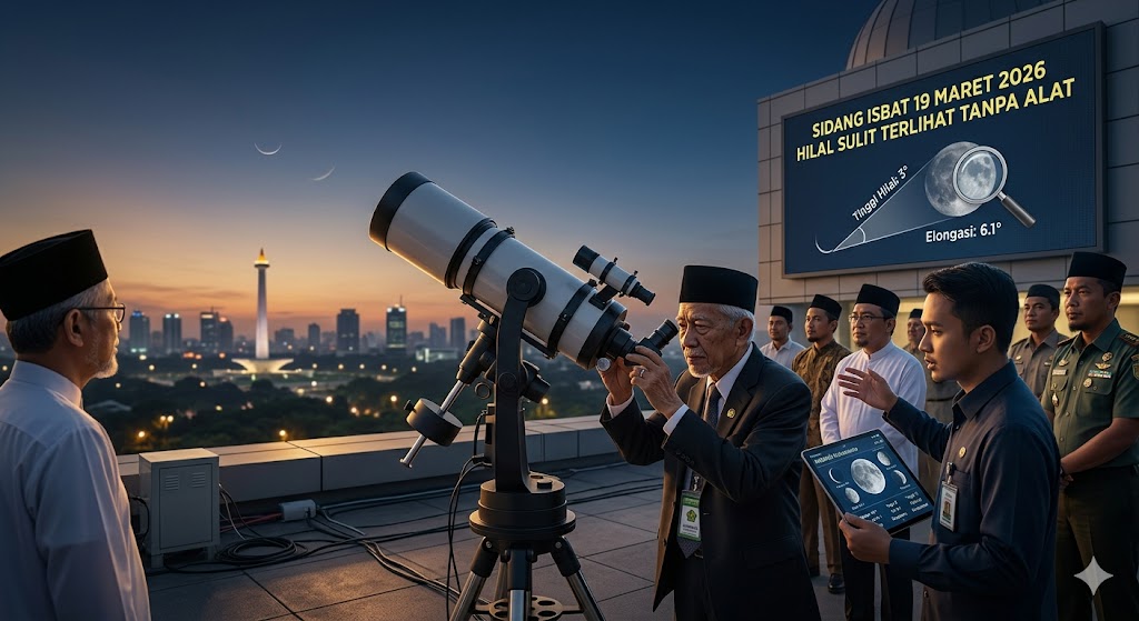 Cek jadwal sidang isbat hari ini dan prediksi Lebaran 2026 pemerintah vs Persis. Kapan Hari Raya Idul Fitri 1447 H? Simak posisi hilal terbaru.