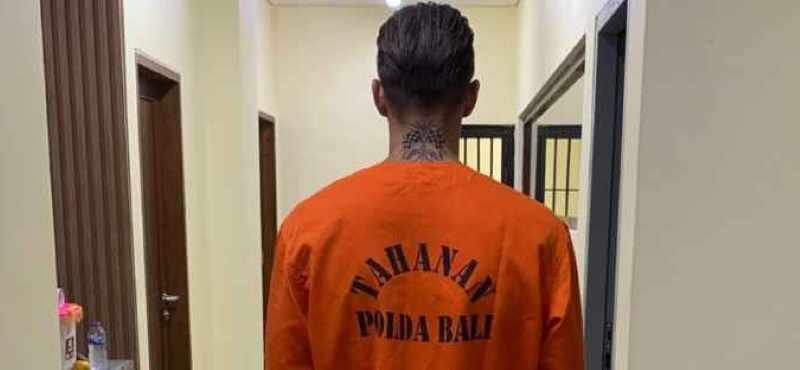 DITAHAN : Luzian Andrin Zgraggen, asal Swiss ditangkap karena  semaunya di negeri orang. (ist/Polda Bali)