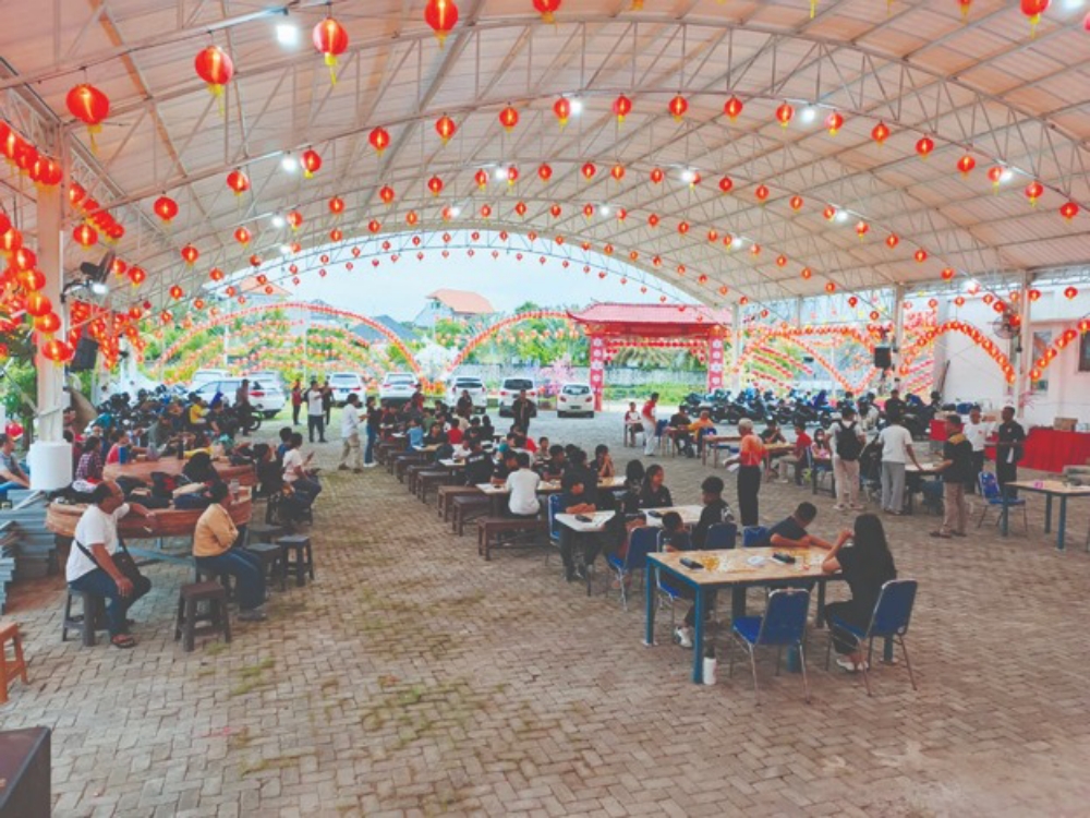 TRADISI: Tournament Open Xiangqi yang digelar di sekretariat Pakabarbali di Jalan Pakabar No. 1 (Gunung Soputan), Padangsambian Klod, Denpasar Barat, belum lama ini. (Pakabarbali untuk Radar Bali)