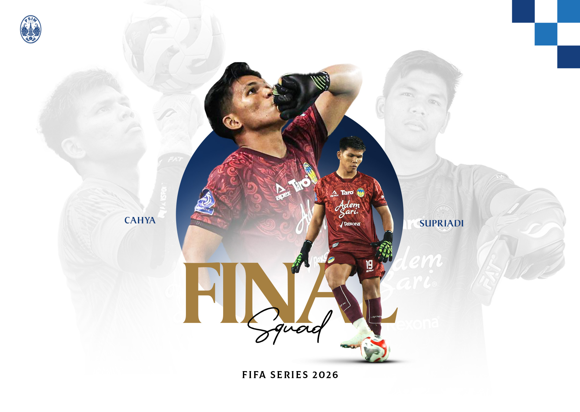 Kiper PSIM Jogja Cahya Supriadi terpilih masuk dalam skuad utama Timnas Indonesia di ajang FIFA Series 2026.   