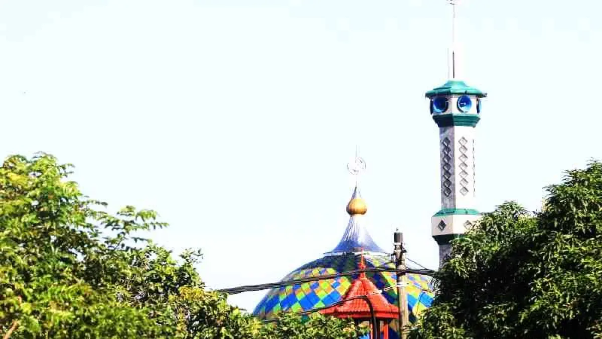 Ilustrasi Masjid Nurut Taqwa di komplek Perumahan Dinas TNI AD Yangbatu,Jalan Letda Made Reta, Denpasar.(Miftahuddin/Radar Bali)