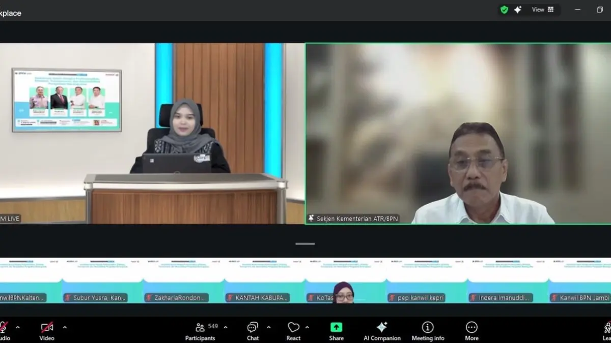 Webinar Nasional bertajuk "Sosialisasi dalam Rangka Profesionalitas, Efisiensi, Transparansi, dan Akuntabilitas Pengadaan Barang/Jasa” pada Kamis (05/03/2026).