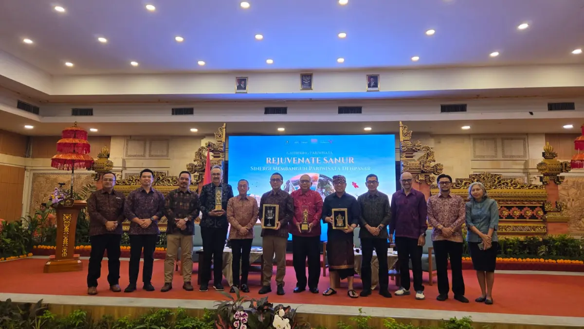 Gathering Pariwisata bertajuk “Rejuvenate Sanur: Sinergi Membangun Pariwisata Denpasar” gelaran Pemkot Denpasar melalui Dinas Pariwisata Kota Denpasar, di Hotel Prama Sanur, Sabtu (28/3). (Marsell Pampur/Radar Bali)
