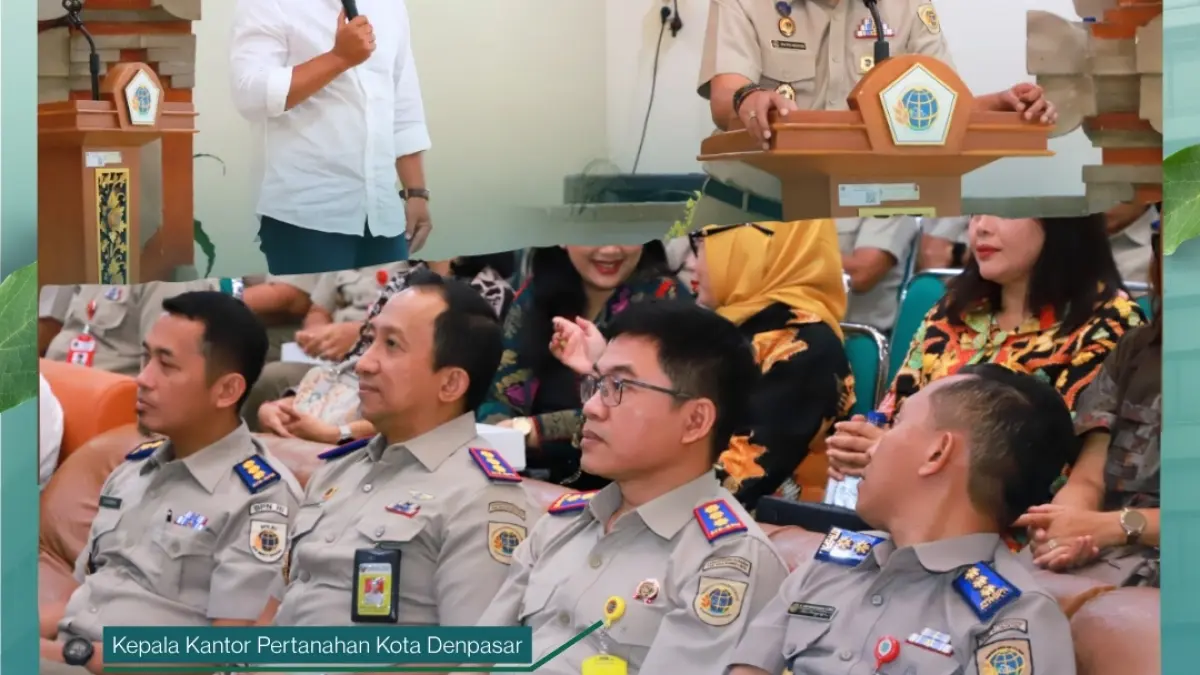 Halal Bihalal dan Dharma Shanti yang diselenggarakan di Kantor Wilayah BPN Provinsi Bali, ​Senin, 30 Maret 2026.