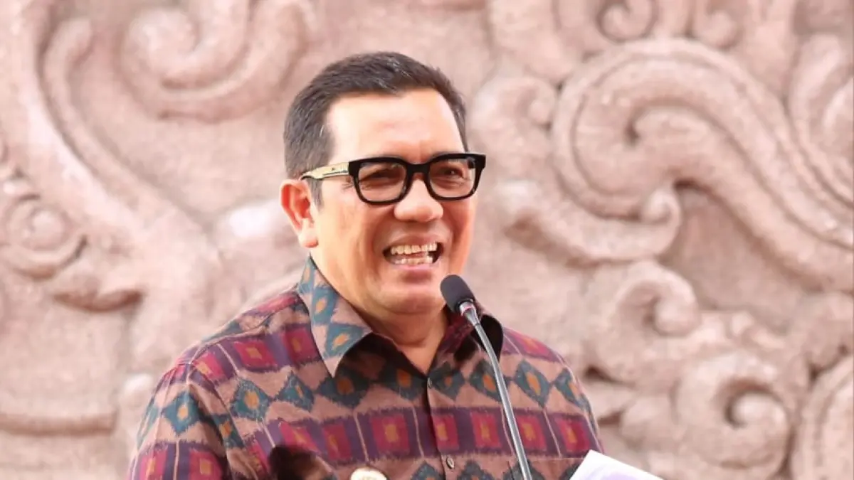 Bupati Tabanan I Komang Gede Sanjaya, saat membuka Musrenbang RKPD SB Kabupaten Tabanan Tahun 2027 di Graha Yadnya Sanjayaning Singasana Adat Kota Tabanan, Selasa (31/3).