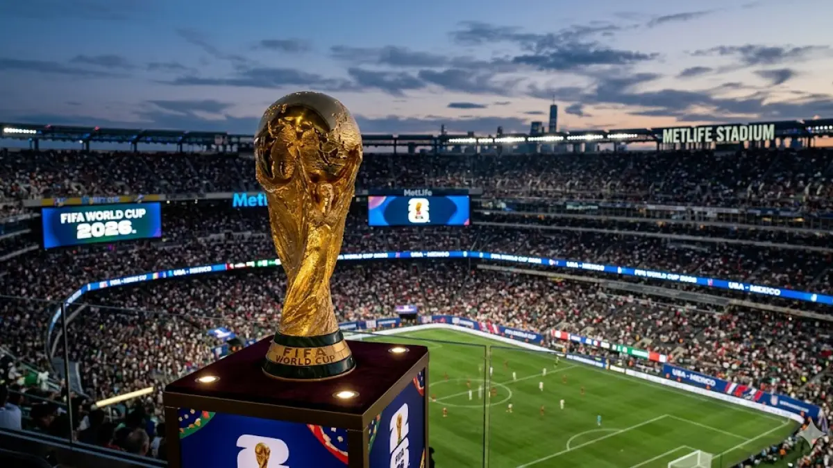 Ilustrasi - Venue Final Piala Dunia 2025 di Metlife Stadium, New Jersey, Amerika Serikat. 