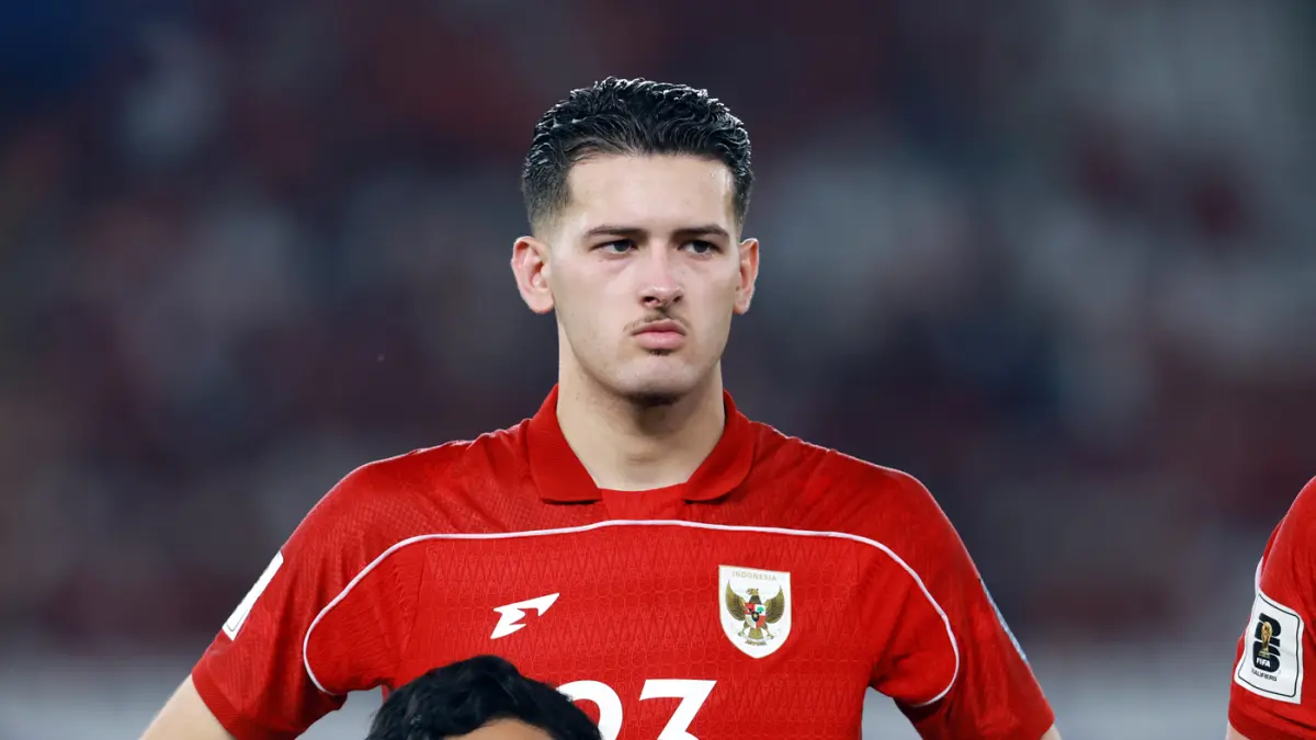 Bek Timnas Indonesia Justin Hubner tidak dimainkan klub Fortuna Sittard karena laporan NAC Breda terkait izin kerja dan standarisasi gaji pemain non Eropa di Liga Belanda. (Dery Ridwansah/ JawaPos.com)