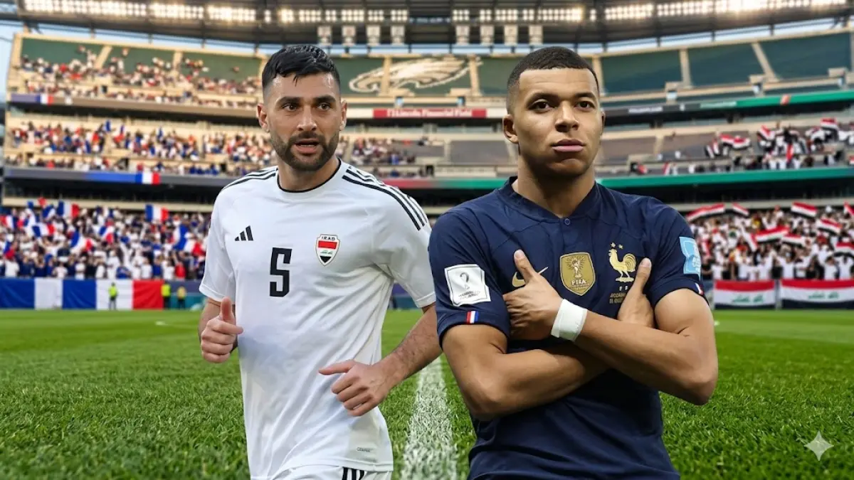 Frans Putros dan Kylian Mbappe berpeluang bertemu saat Timnas Irak menjamu Prancis pada 23 Juni 2026. 