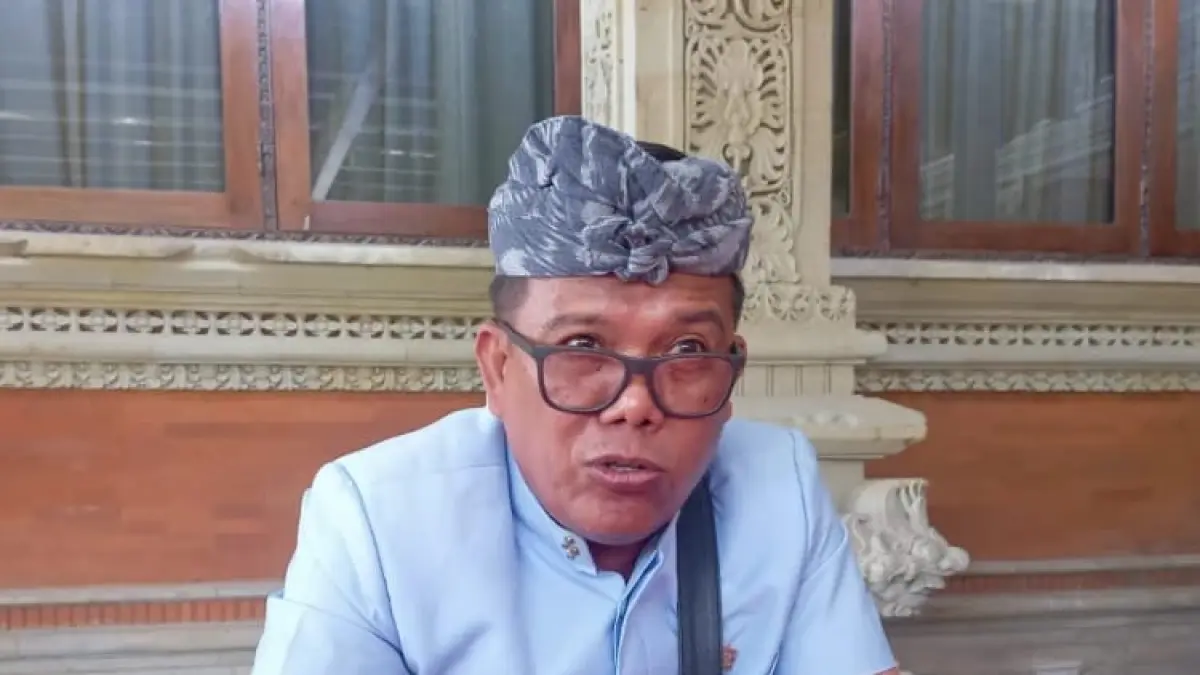 Ketua Fraksi Gerindra - PSI DPRD Provinsi Bali Gede Harja Astawa. 